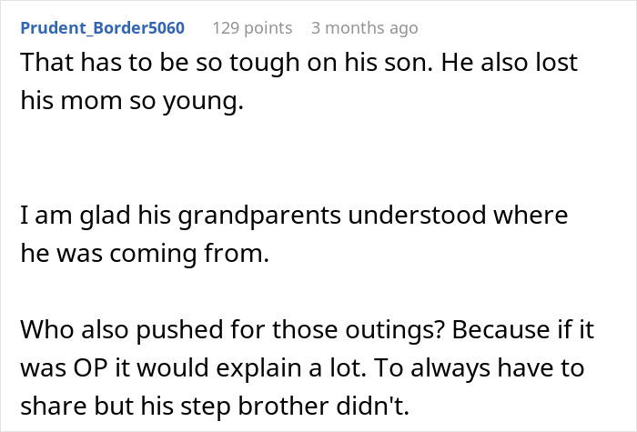 Son Wants To Feel Special By Going On First Vacation With Dad, Refuses To Go If Stepbro Is Going