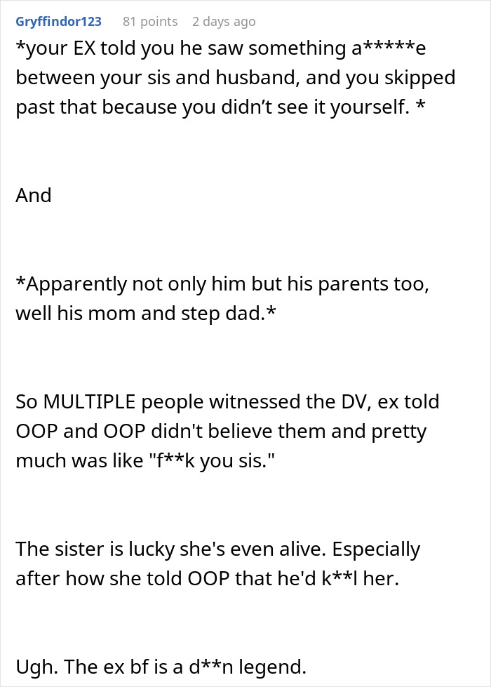 Woman Reveals Sis’ Affair To Husband Despite Emotional Pleas, Triggers Breakups Across Entire Family
