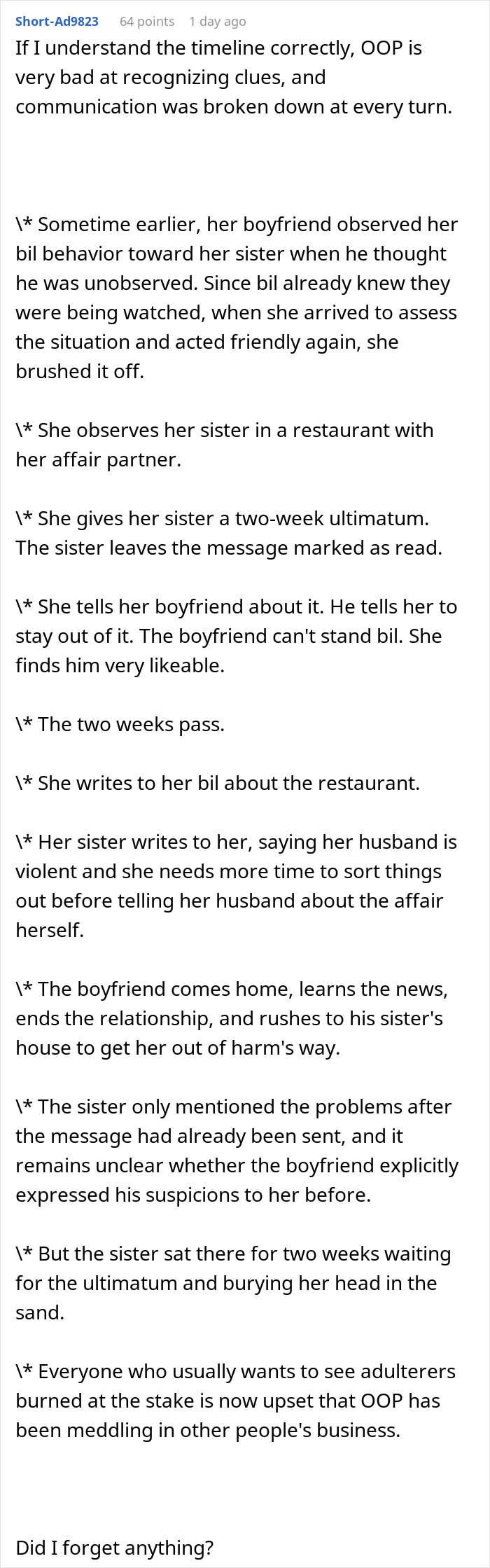 Woman Reveals Sis’ Affair To Husband Despite Emotional Pleas, Triggers Breakups Across Entire Family