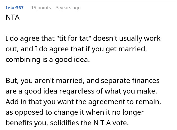 &ldquo;No Way!&rdquo;: Man Turns The Tables On Girlfriend Who Refused To Split Finances With Him