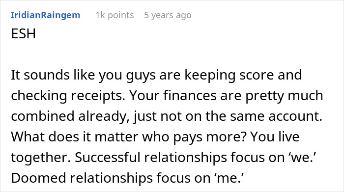 &ldquo;No Way!&rdquo;: Man Turns The Tables On Girlfriend Who Refused To Split Finances With Him