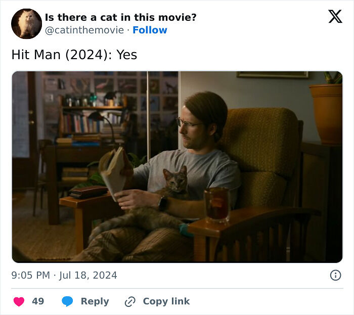 This X Page Tracks Every Cat In Cinema, Here Are 83 You Probably Didn&rsquo;t Notice