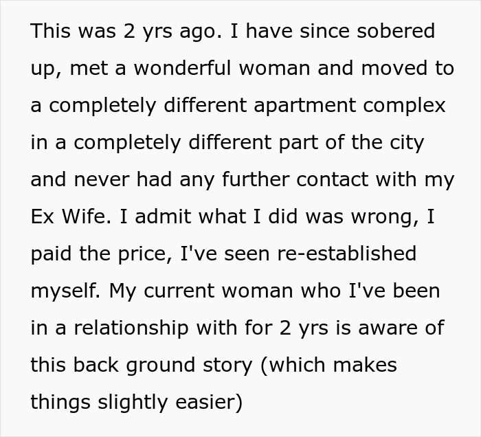 Ex-Wife Enforces Old Restraining Order After Moving Into Guy’s Building, Puts His Home At Risk