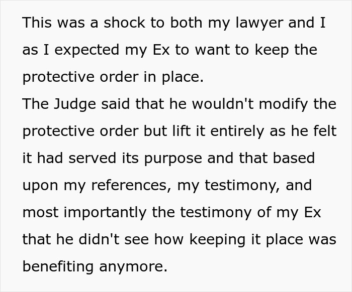 Ex-Wife Enforces Old Restraining Order After Moving Into Guy’s Building, Puts His Home At Risk
