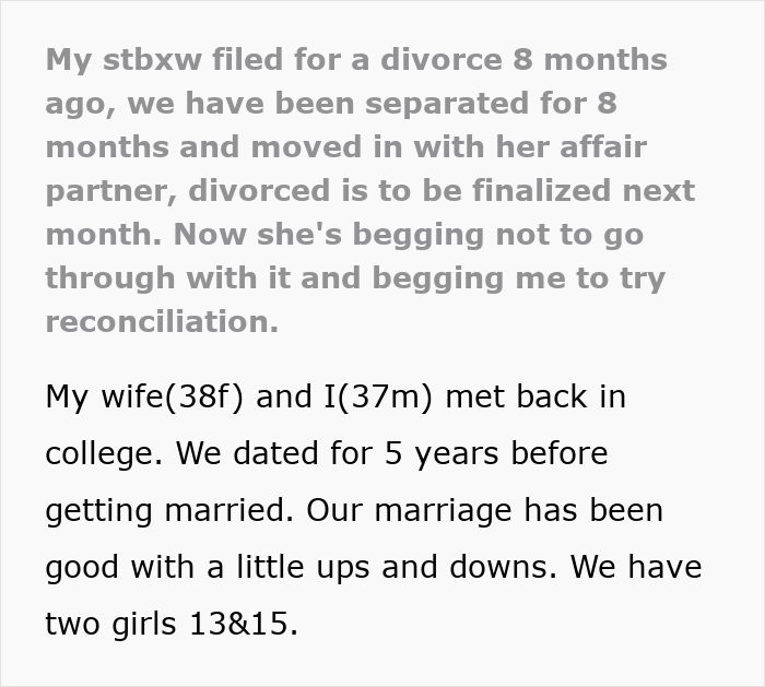 &ldquo;She Blamed Me For Her Affair&rdquo;: Woman Ruins Her Marriage, Is Now Begging Husband To Cancel The Divorce