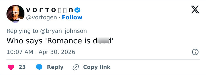 “Top 1%”: Biohacker Bryan Johnson Makes Bold Comment About Girlfriend’s Private Parts