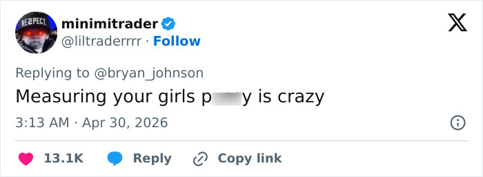 “Top 1%”: Biohacker Bryan Johnson Makes Bold Comment About Girlfriend’s Private Parts