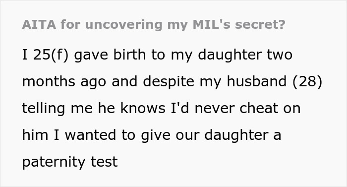 Woman Accused Of Infidelity Subjects Her Daughter To DNA Test, Unravels MIL&rsquo;s Dark Secret