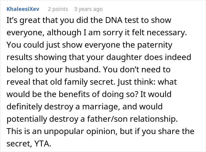 Woman Accused Of Infidelity Subjects Her Daughter To DNA Test, Unravels MIL&rsquo;s Dark Secret