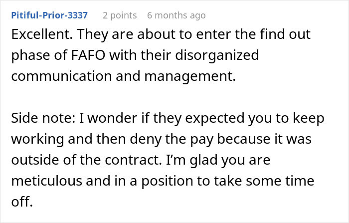 Employee Quietly Walks Away, Charges Panicking Company 3.5x To Fix Their Mistake