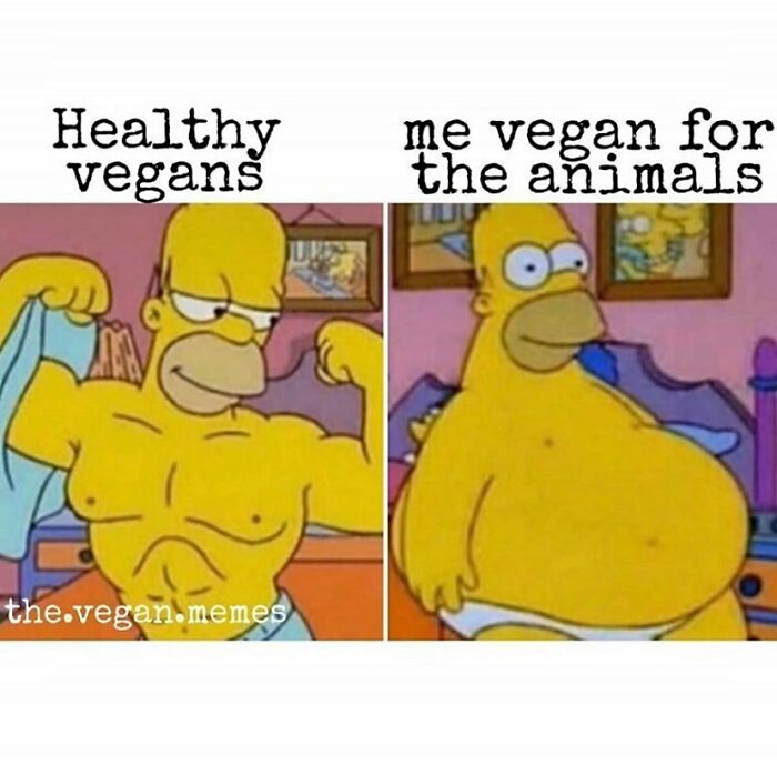 &ldquo;I Hate Myself, Not The Animals&rdquo;: 69 Funny Memes For Vegans Who Are Tired Of The Same Three Jokes