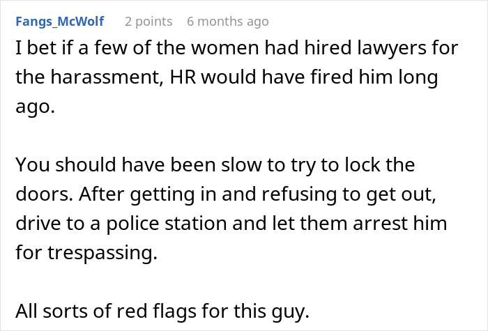 Man Has The Satisfaction To Inconvenience Coworker From Hell When He Asks For A Ride Home