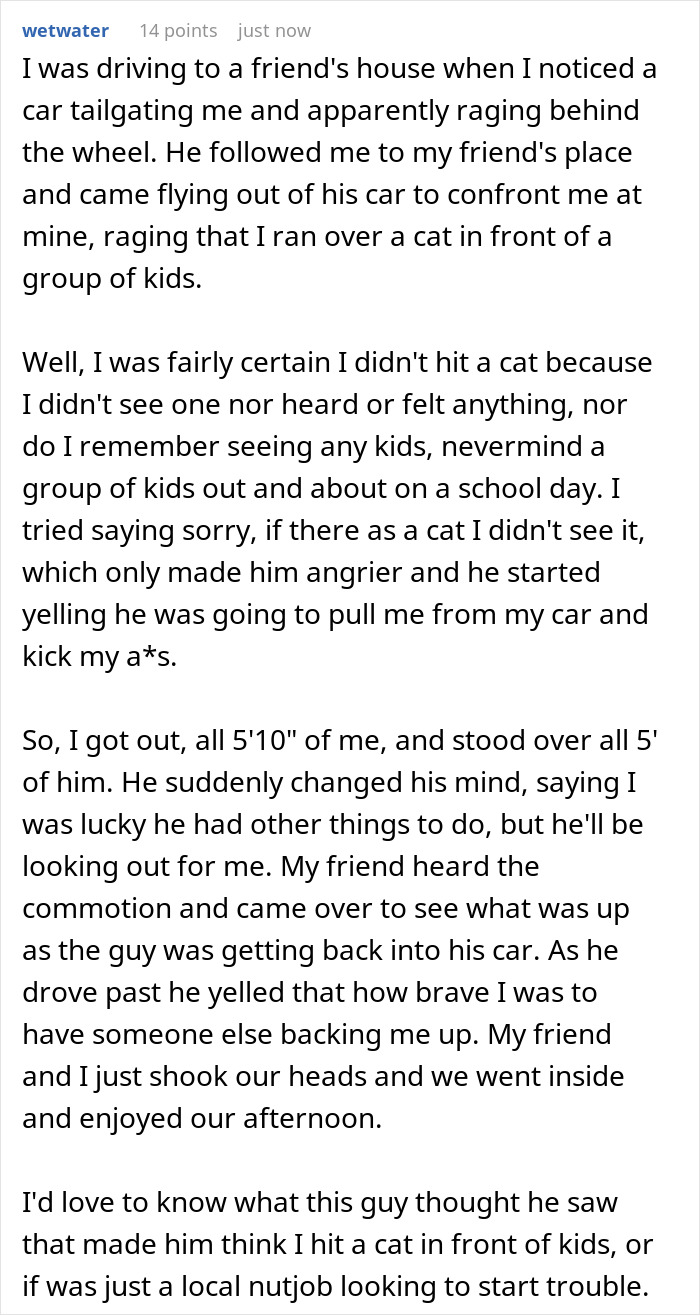 Driver Thinks He’s Following Guy To His Job To Get Him Fired After Being Cut Off, Gets Humiliated