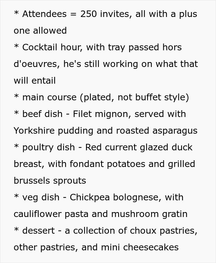 Broke Groom Wastes His Inheritance, Somehow Expects Chef Sis To Cater His Entire Wedding For Free
