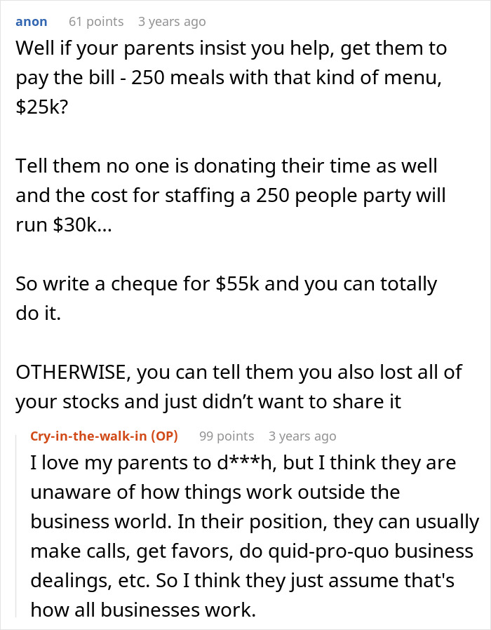 Broke Groom Wastes His Inheritance, Somehow Expects Chef Sis To Cater His Entire Wedding For Free