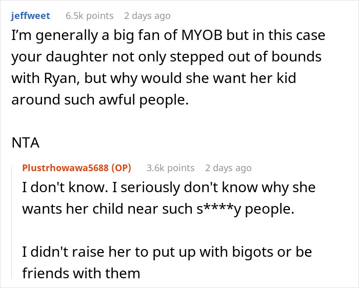 Mom Disgusted With Daughter For Taking Kid To Ex’s Bigoted Fam, Rats Her Out To Ex ASAP