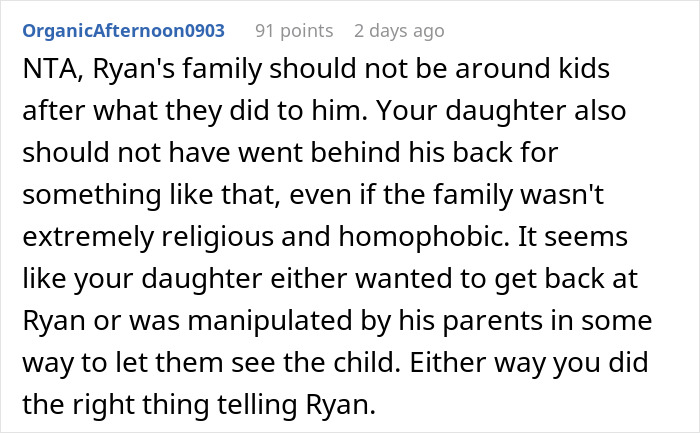 Mom Disgusted With Daughter For Taking Kid To Ex’s Bigoted Fam, Rats Her Out To Ex ASAP
