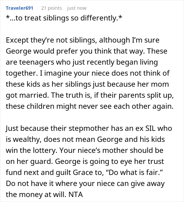 “Preposterous”: Parents Expect Rich Aunt To Pay $120K A Year For Step-Niblings’ School