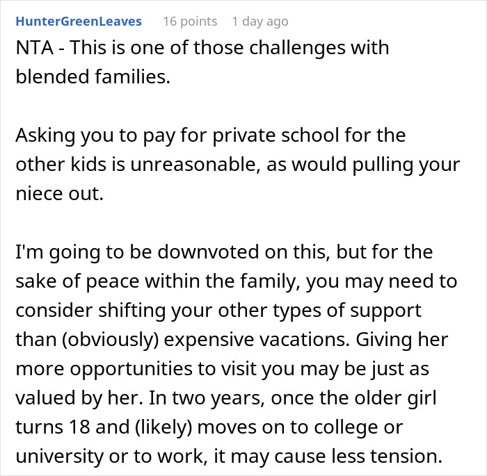 “Preposterous”: Parents Expect Rich Aunt To Pay $120K A Year For Step-Niblings’ School