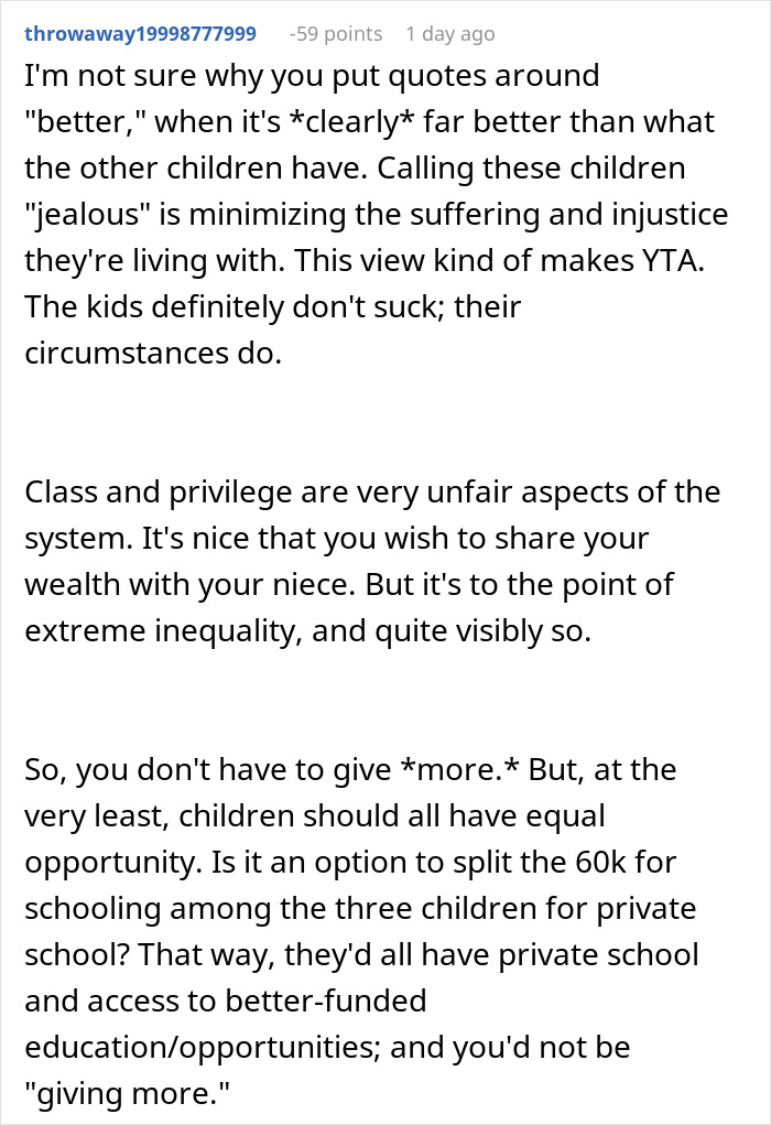“Preposterous”: Parents Expect Rich Aunt To Pay $120K A Year For Step-Niblings’ School