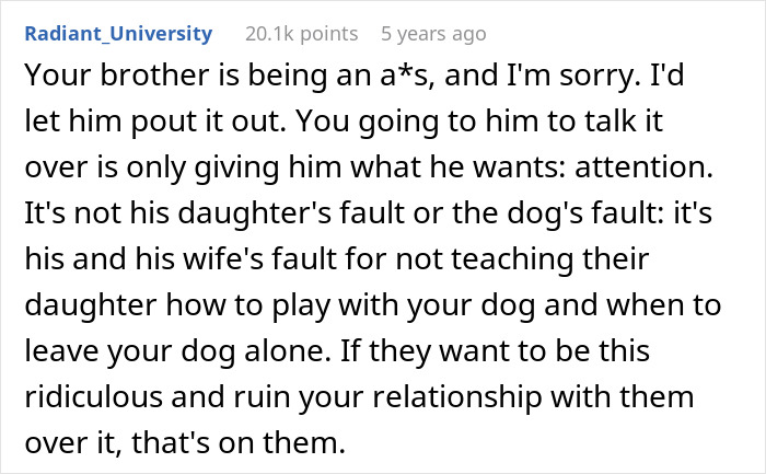 &ldquo;It&rsquo;s Dangerous&rdquo;: Man Cuts Contact With Sister Until She Puts Her Dog Down