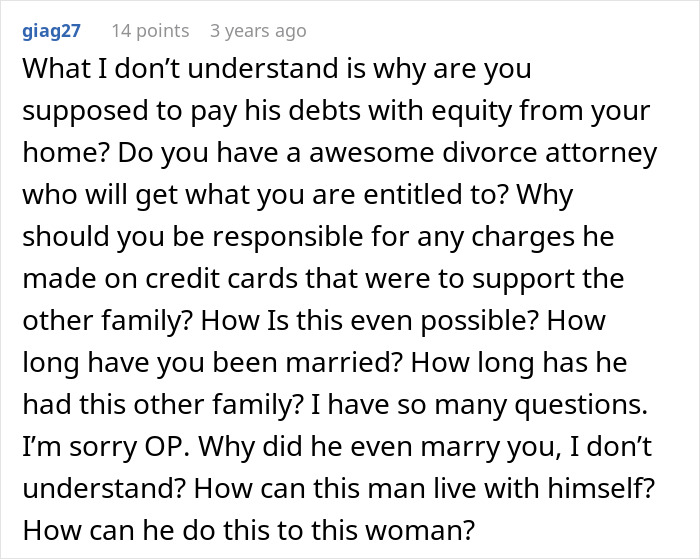 &ldquo;Having A Second Family&rdquo;: Wife&rsquo;s Financial Nightmare Turns Into Something Much Worse