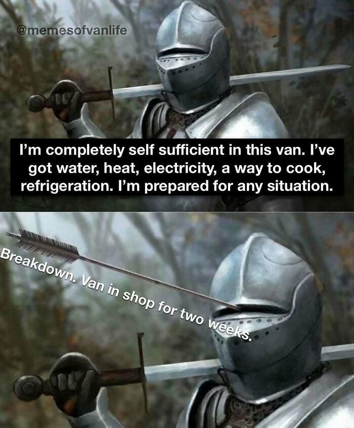 &ldquo;Sparkling Homelessness&rdquo;: 69 Memes That Perfectly Nail The Reality Of Living Out Of A Van
