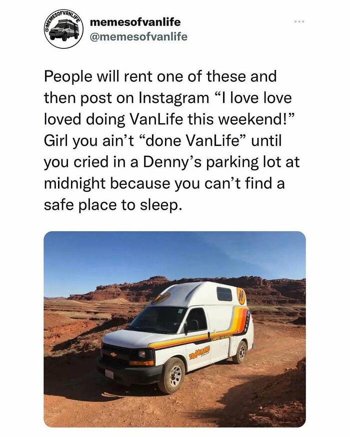 &ldquo;Sparkling Homelessness&rdquo;: 69 Memes That Perfectly Nail The Reality Of Living Out Of A Van