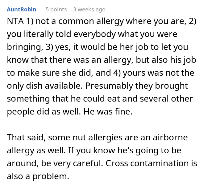 Potluck Dinner Gets Awkward After Dude Gets Mad Nobody Knew About His Food Allergy