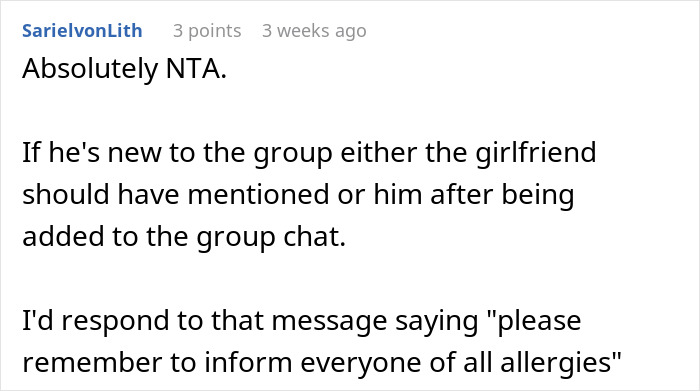Potluck Dinner Gets Awkward After Dude Gets Mad Nobody Knew About His Food Allergy