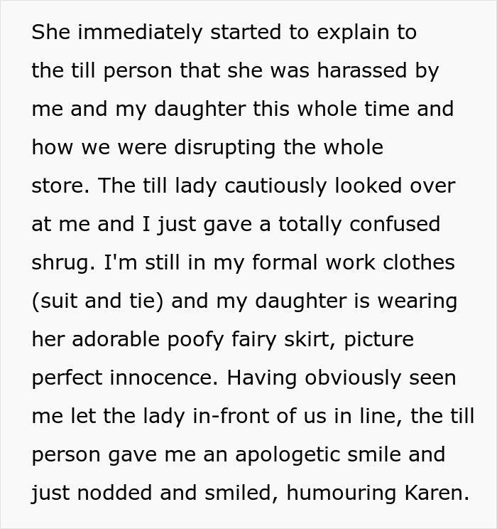 Karen Shames Father And Daughter For Having Fun At The Grocery Store, The Dad Makes Sure To Ruin Her Day