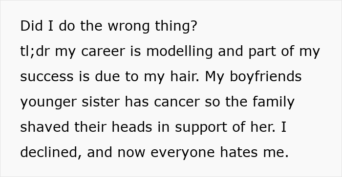 Family Stunned After Woman Refuses To Shave Her Thick, Long Hair In Solidarity For Teen’s Cancer