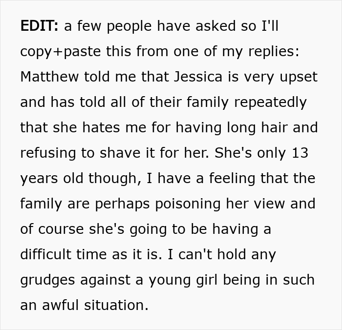 Family Stunned After Woman Refuses To Shave Her Thick, Long Hair In Solidarity For Teen’s Cancer
