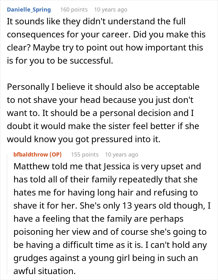 Family Stunned After Woman Refuses To Shave Her Thick, Long Hair In Solidarity For Teen’s Cancer