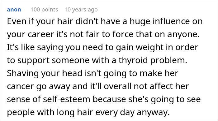 Family Stunned After Woman Refuses To Shave Her Thick, Long Hair In Solidarity For Teen’s Cancer