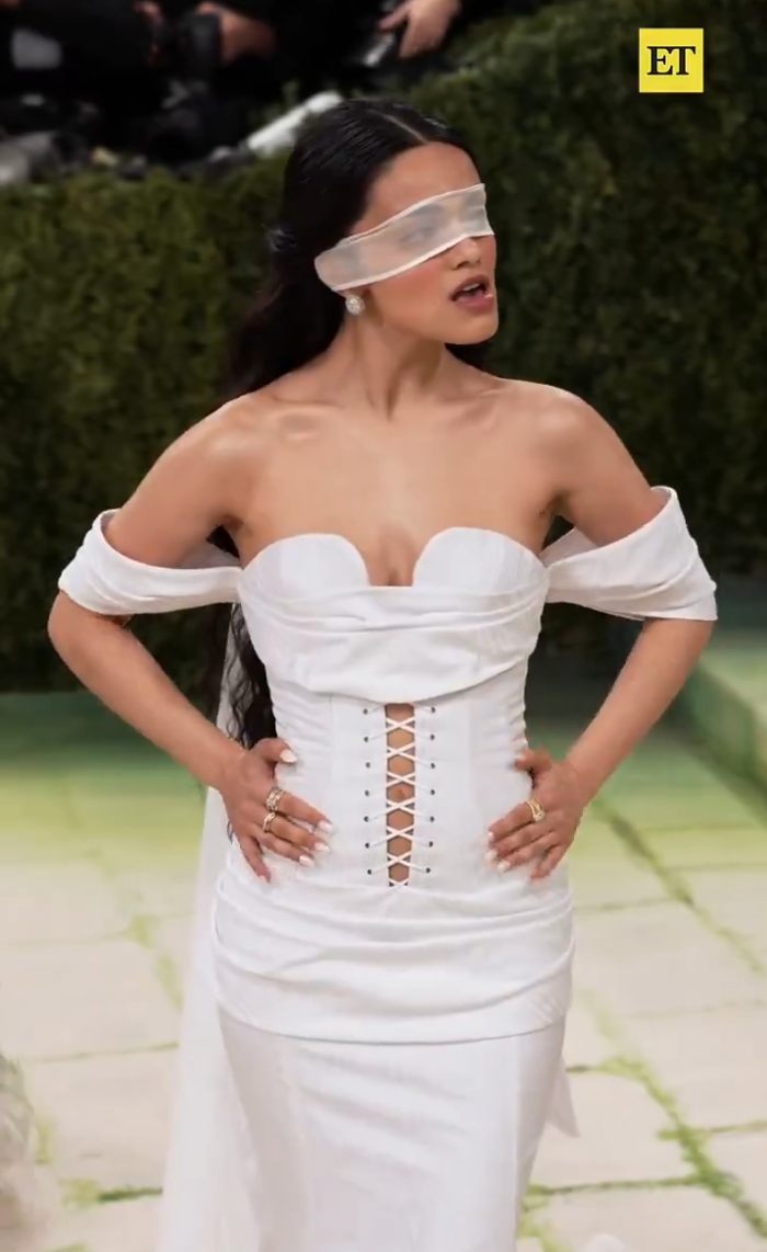 Rachel Zegler Sparks Speculation With Strange Mannerisms On Met Gala Red Carpet