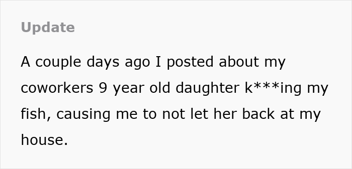 9YO Hurts Babysitter’s Fish And Mom Dismisses It, Babysitter Cuts Her Off And Suggests Therapy