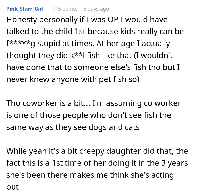 9YO Hurts Babysitter’s Fish And Mom Dismisses It, Babysitter Cuts Her Off And Suggests Therapy