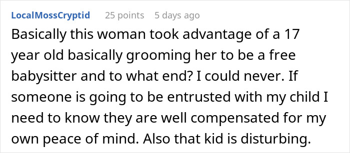 9YO Hurts Babysitter’s Fish And Mom Dismisses It, Babysitter Cuts Her Off And Suggests Therapy