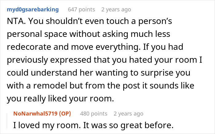 Sister Redecorates Sibling’s Room As A Surprise, Gets Told “I Hate You” When They Come Home