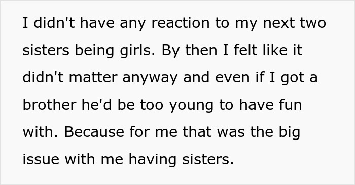 Lonely 16YO Wants A Brother As He Has 5 Sisters, Parents Who Enforced Gender Roles Shame Him For It