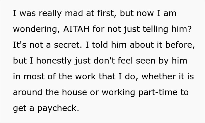 Man Was Never Interested In Wife&rsquo;s Job So She Refuses To Talk About It When He Suddenly Wants To Know