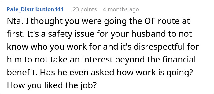 Man Was Never Interested In Wife&rsquo;s Job So She Refuses To Talk About It When He Suddenly Wants To Know