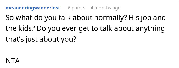 Man Was Never Interested In Wife&rsquo;s Job So She Refuses To Talk About It When He Suddenly Wants To Know