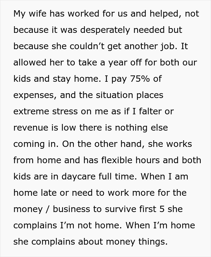 &ldquo;Loser And A Failure&rdquo;: Man Left Deflated After Wife Dismisses His Successful Business As A Hobby