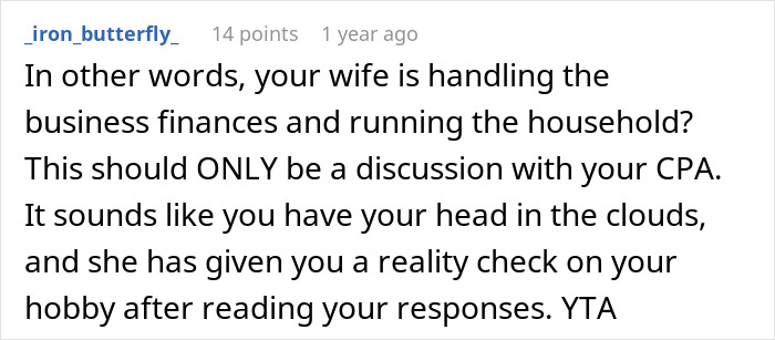 &ldquo;Loser And A Failure&rdquo;: Man Left Deflated After Wife Dismisses His Successful Business As A Hobby