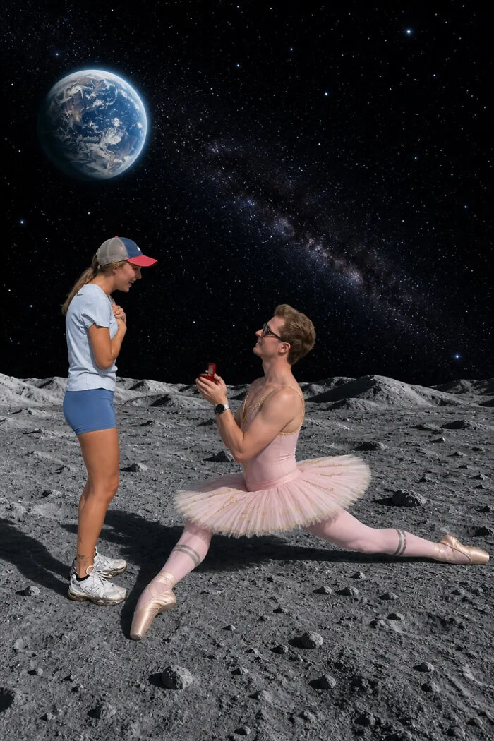 People Saw This Woman&rsquo;s Proposal Pic And Couldn&rsquo;t Resist Making These 42 Hilarious Edits