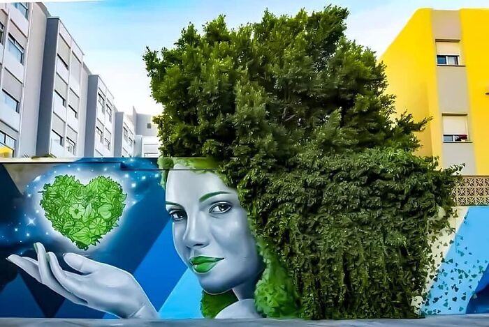 30 &lsquo;Urban Street Art&rsquo; Examples Perfectly Blended With Nature You Might Want To Travel Just To See