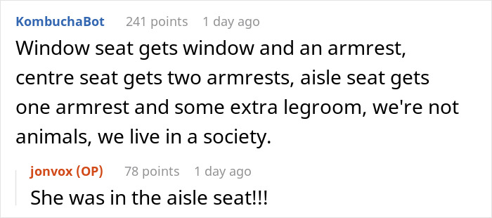 Woman Makes Entitled Passenger Regret Invading Her Personal Space By Coming Up With A Genius Revenge Plan