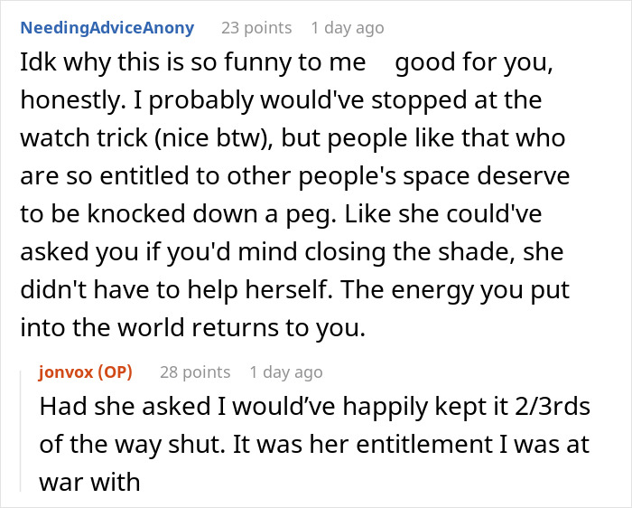 Woman Makes Entitled Passenger Regret Invading Her Personal Space By Coming Up With A Genius Revenge Plan